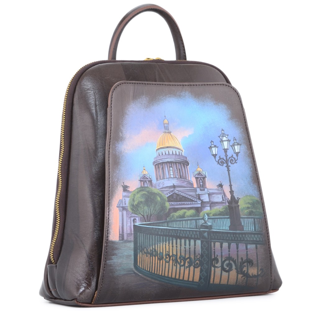 Кожаный рюкзак "Исаакиевский собор" 
