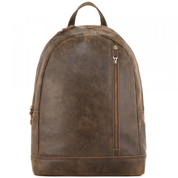 Кожаный рюкзак "Дрезден" (коричневая наппа). фото 1