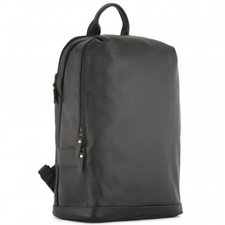 Кожаный рюкзак "Молибден" (черный)