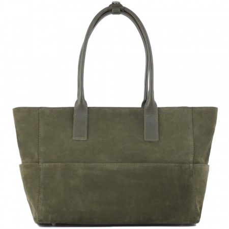 Кожаная женская сумка "Калипсо" (хаки)