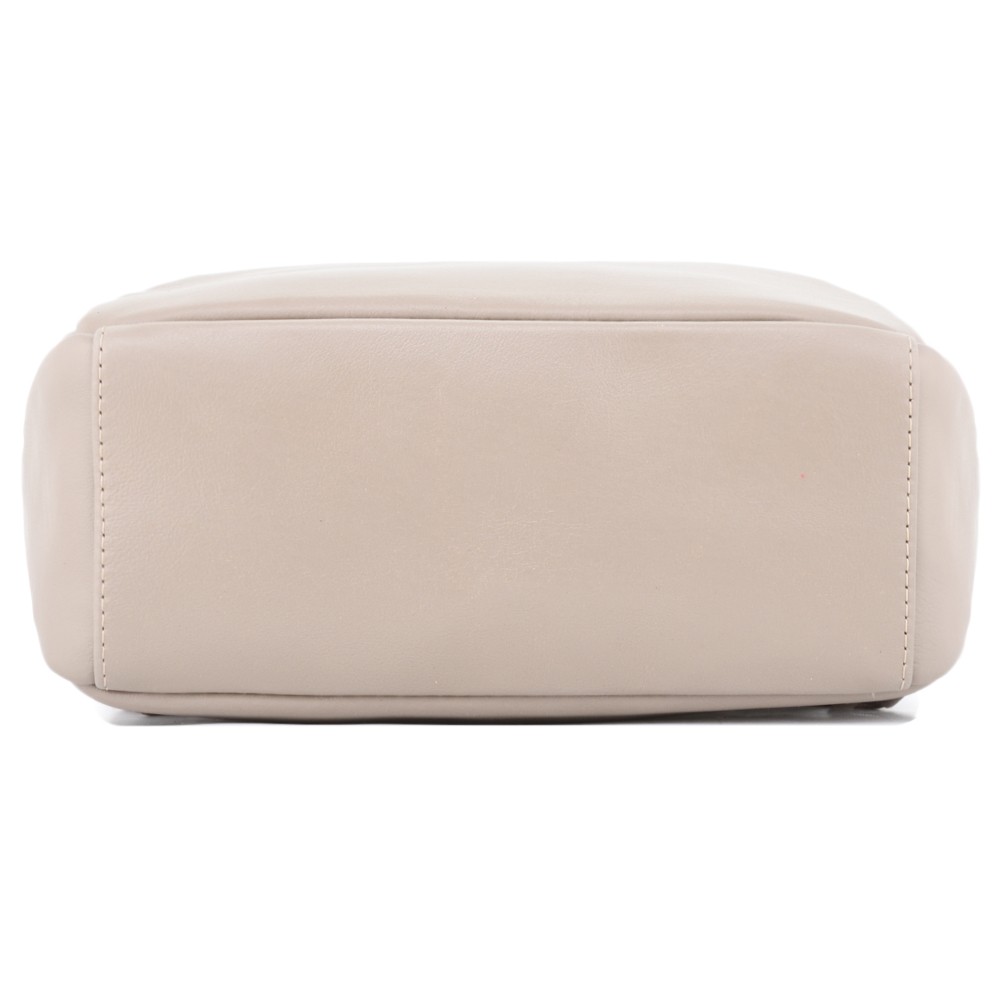 Кожаный рюкзак "Рамона" (бежевый)