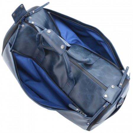 Кожаная сумка-портплед "Титан" (синий)