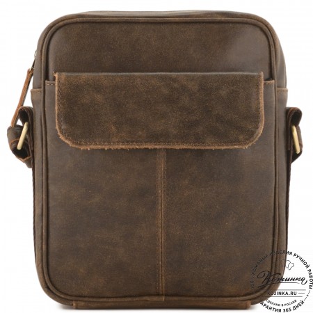 Кожаная сумка "Канада" (коричневая наппа)