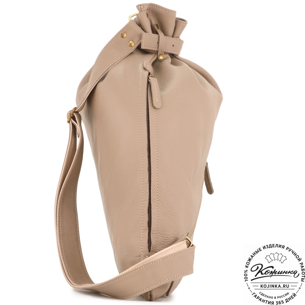 Кожаный рюкзак "Селена" (капучино)