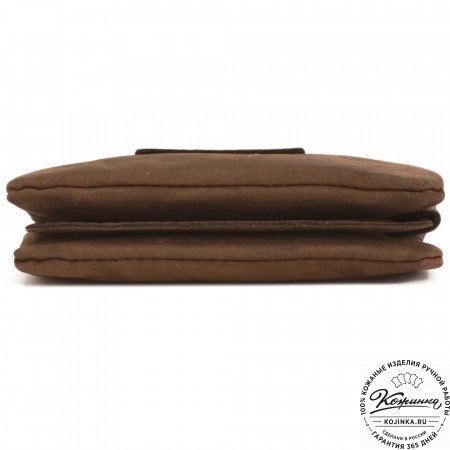 Кожаный кошелек "Солярис" (коричневый крейзи)