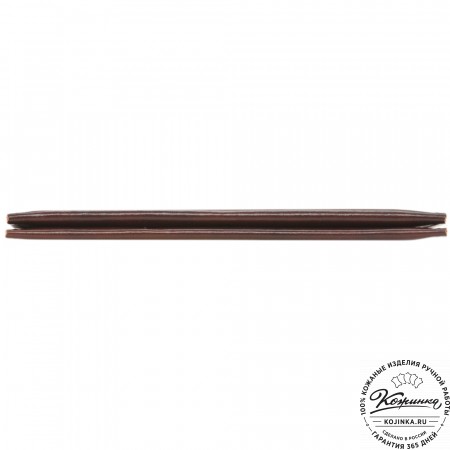 Кожаное портмоне Санкт-Петербург (коричневое гладкое)