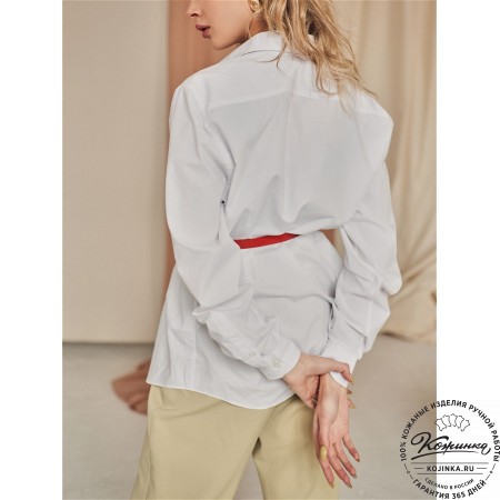 Кожаная портупея Venus (красная)