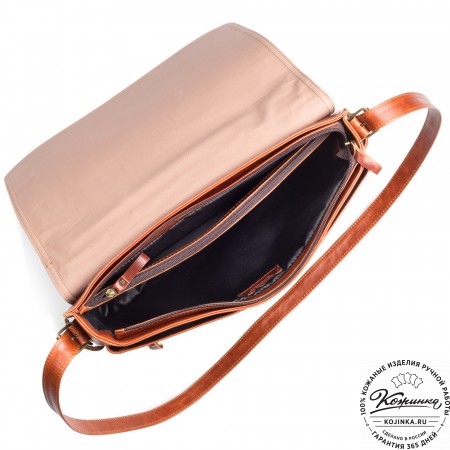 Кожаный портфель "Арамис" (рыжий антик)