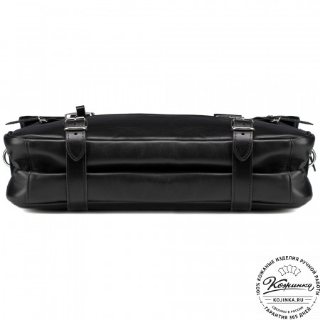 Кожаный портфель "Сталкер" (черный)