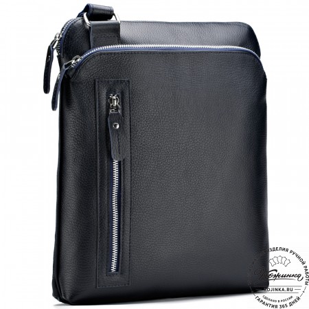 Кожаная сумка "Дороти" (синяя)