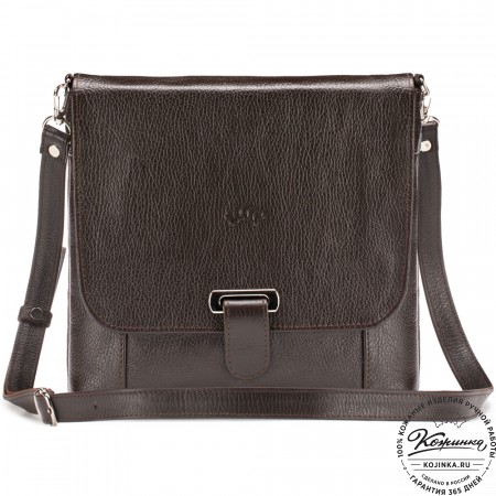 Кожаная сумка "Дуглас" (коричневая)