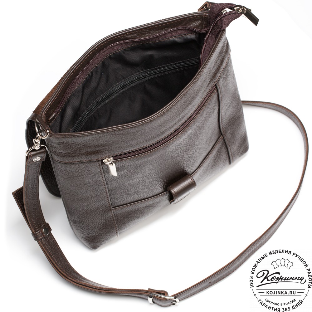 Кожаная сумка "Дуглас" (коричневая)