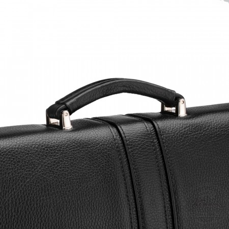 Кожаный портфель "Салерно" (черный)