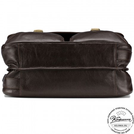 Кожаный портфель "Джозеф" (тёмно-коричневый)