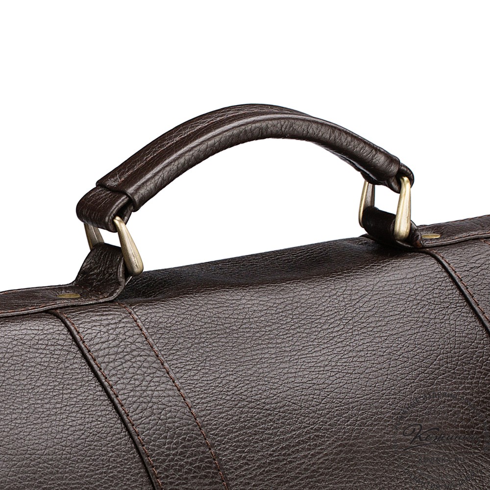 Кожаный портфель "Джозеф" (тёмно-коричневый)