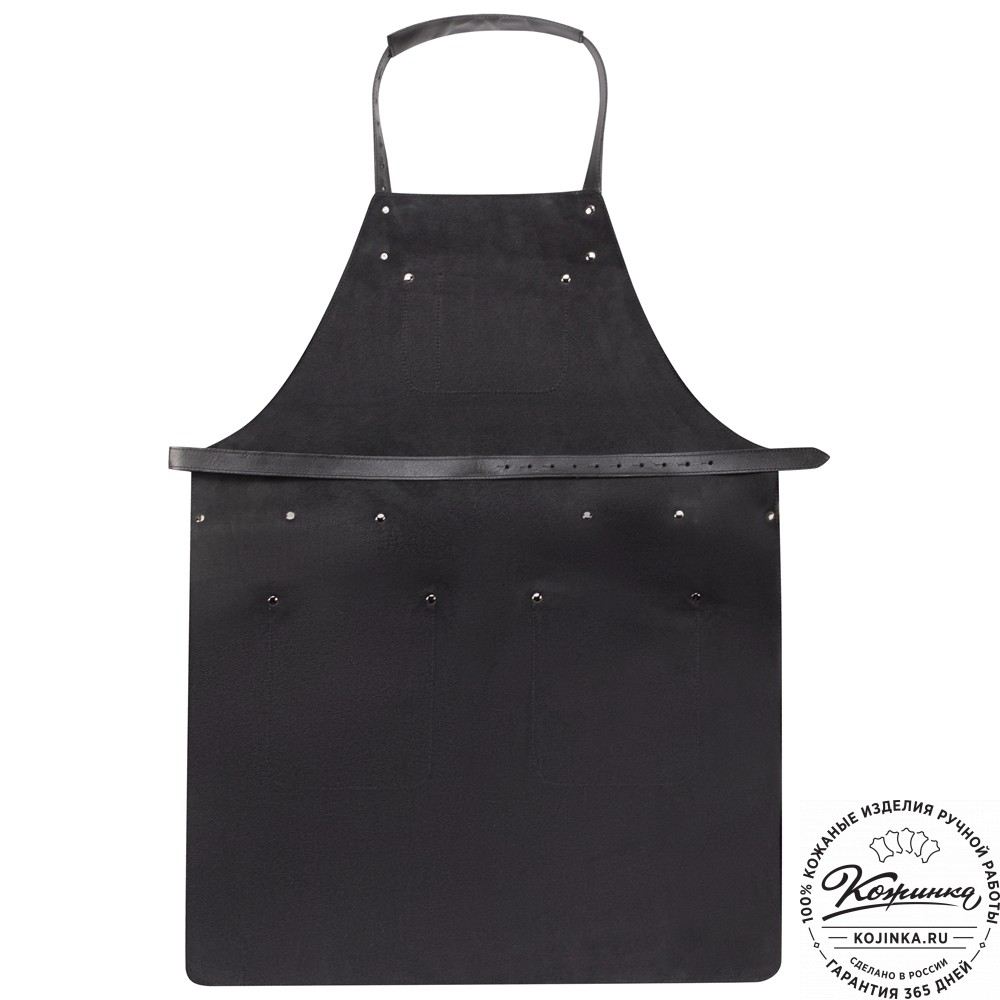 Кожаный фартук (чёрный)