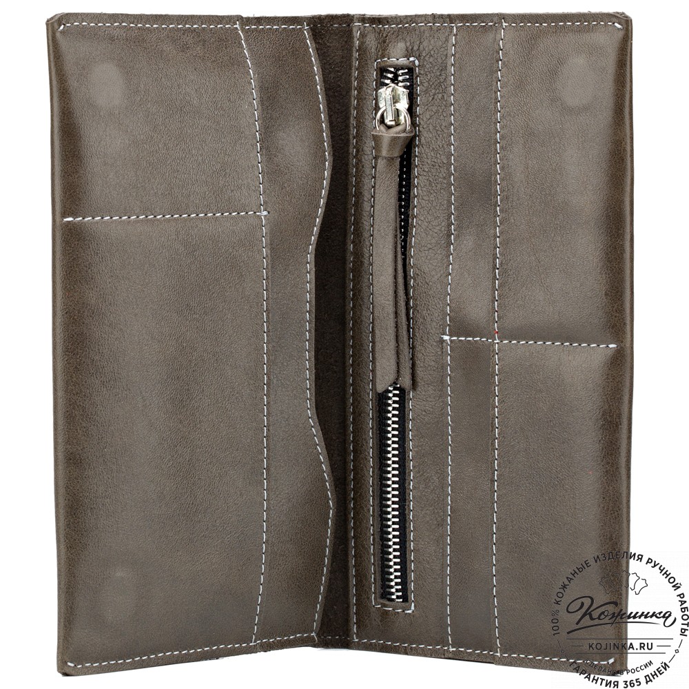 Кожаное портмоне Санкт-Петербург (оливковое)