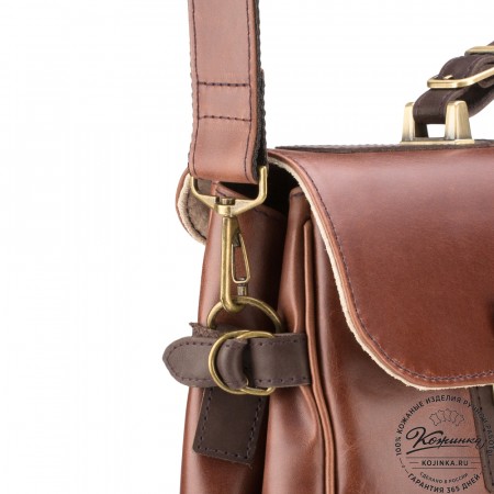 Кожаный портфель "Сталкер" (коричневый воск)