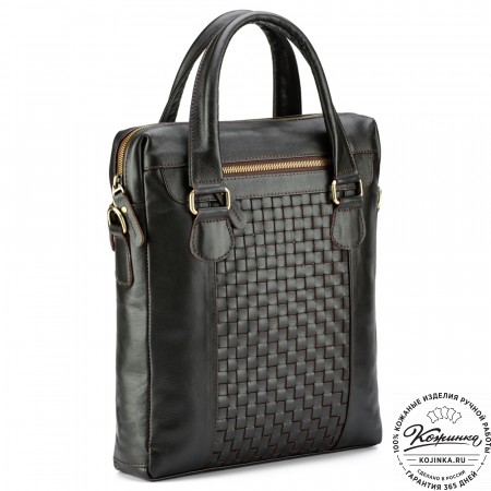 Кожаная сумка "Крюгер" (коричневая)