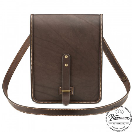 Кожаная сумка "Макар" (коричневая)