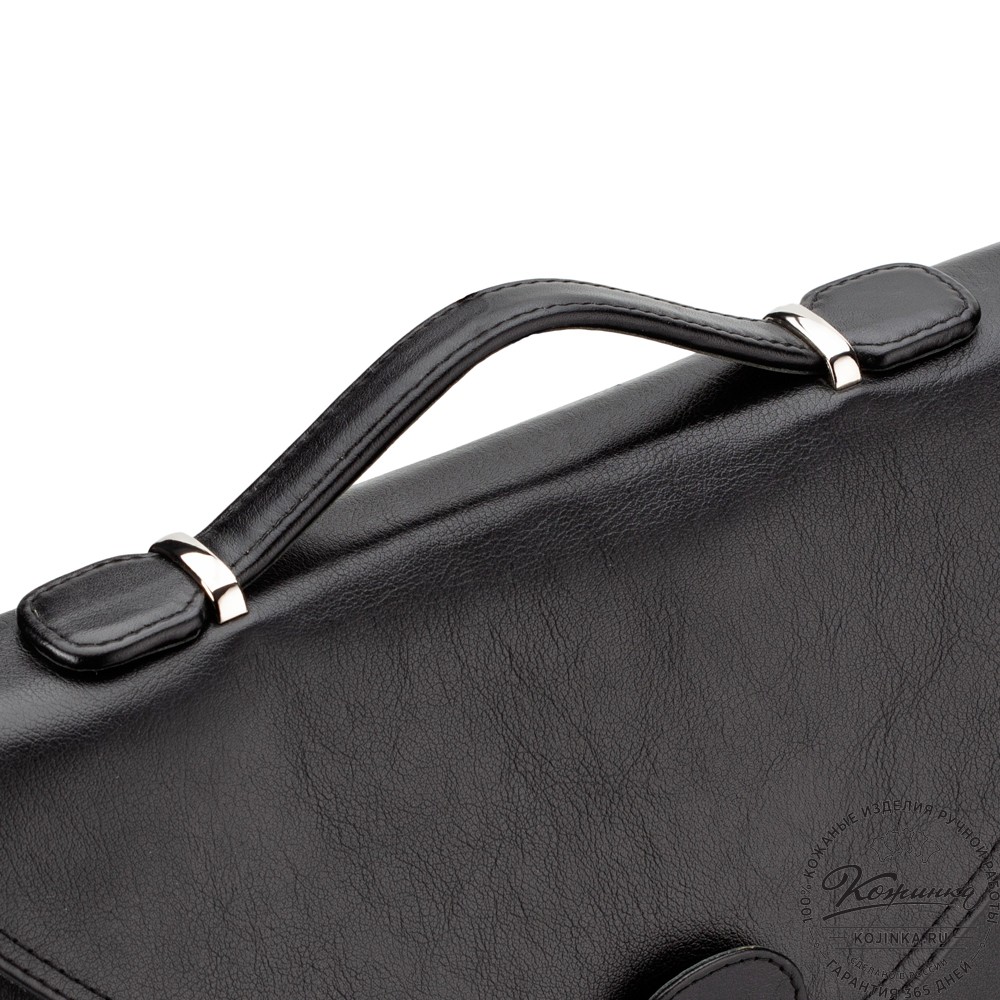 Кожаный портфель "Аскольд" (черный)