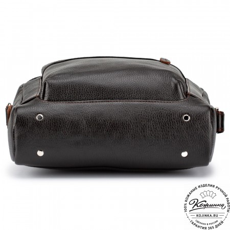 Мужская кожаная сумка "Колин" (коричневая)