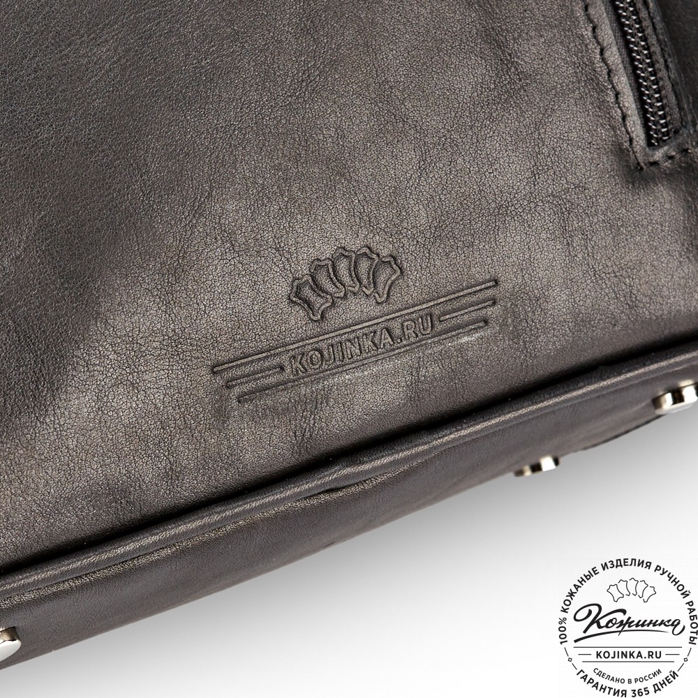 Женский кожаный рюкзак "Гермиона" (чёрный)