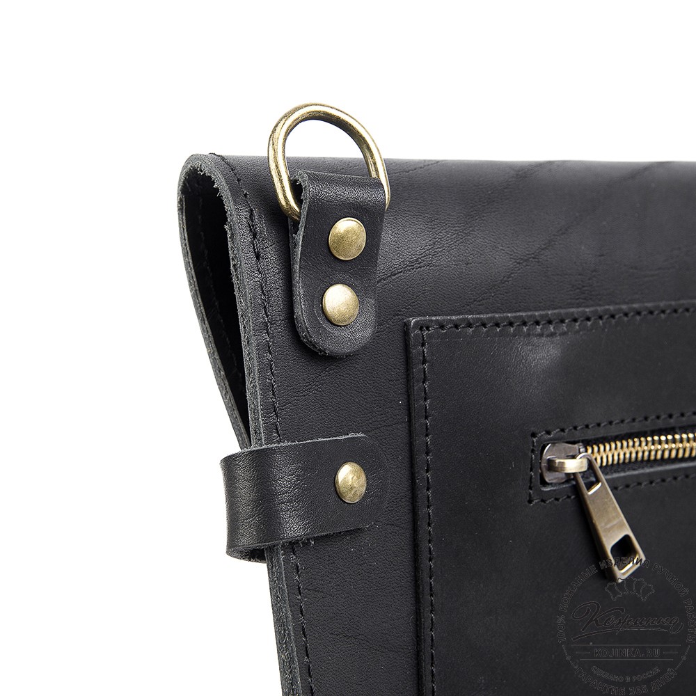 Кожаный планшет "Гудзон" (черный)