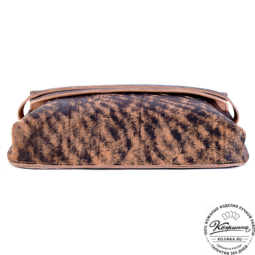 Кожаный планшет "Гудзон" (старение рыжий)