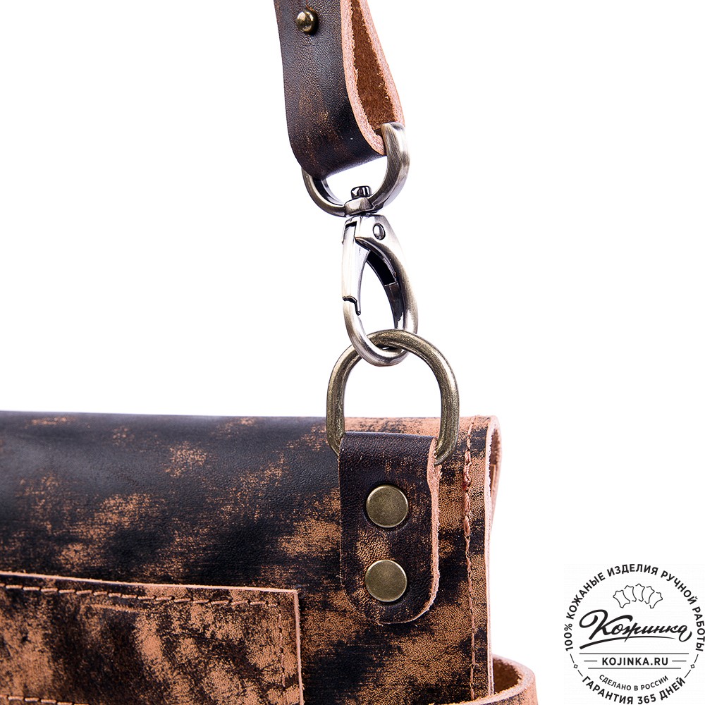 Кожаный планшет "Гудзон" (старение рыжий)