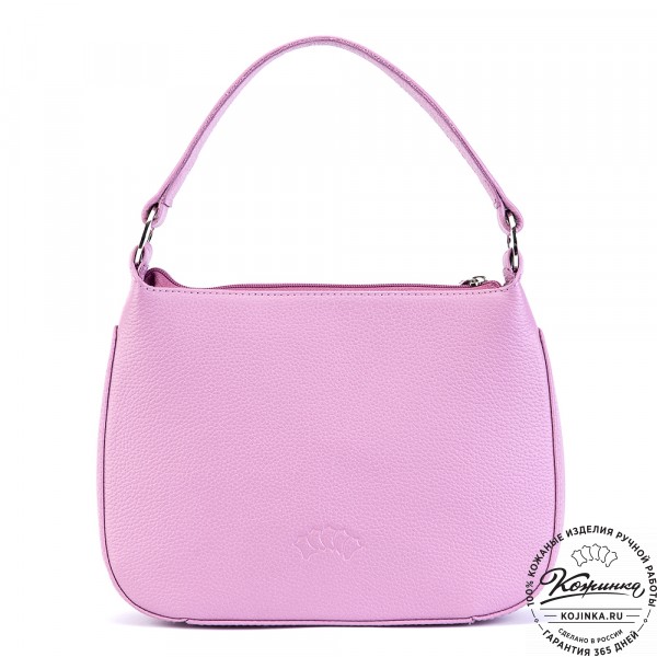 Женская кожаная сумка "Каролина" (сирень). фото 1