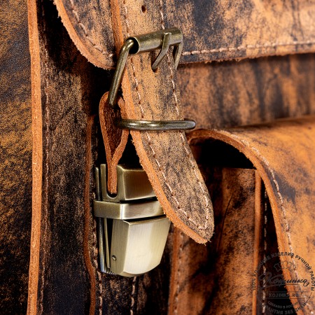 Кожаный ранец "Максимус 3" (старение)