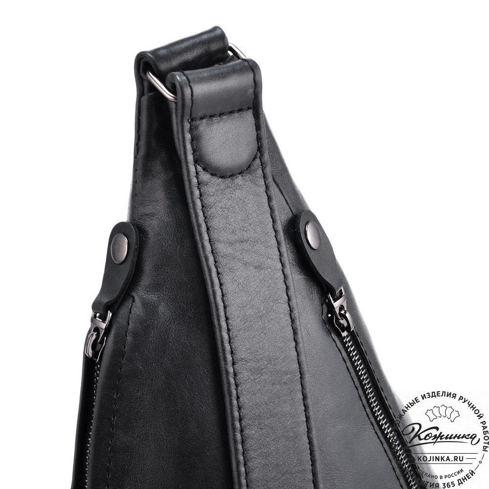 Кожаный рюкзак "Африка" (чёрный)