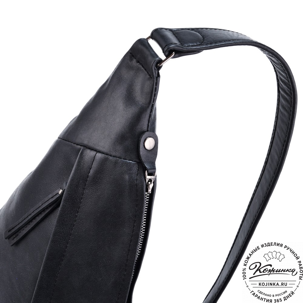 Кожаный рюкзак "Африка" (чёрный)