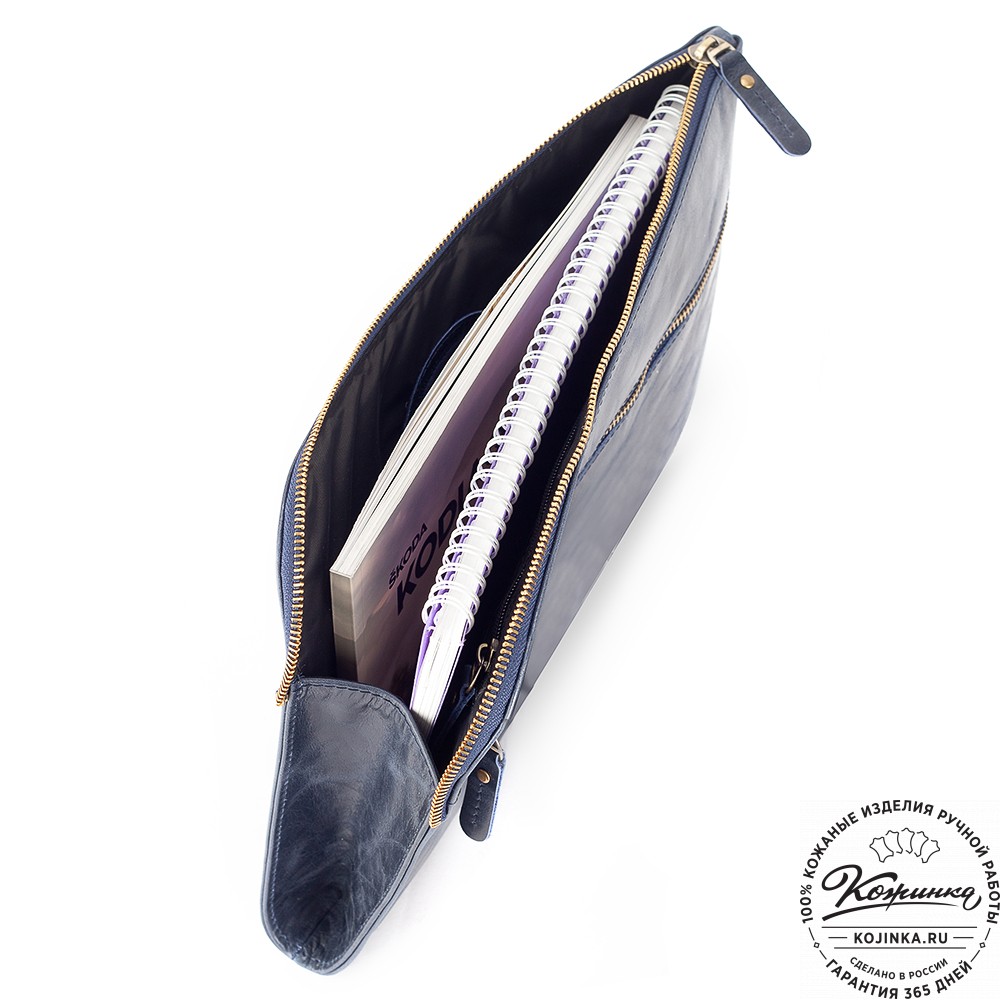 Папка для документов "Бэн" (синий антик)