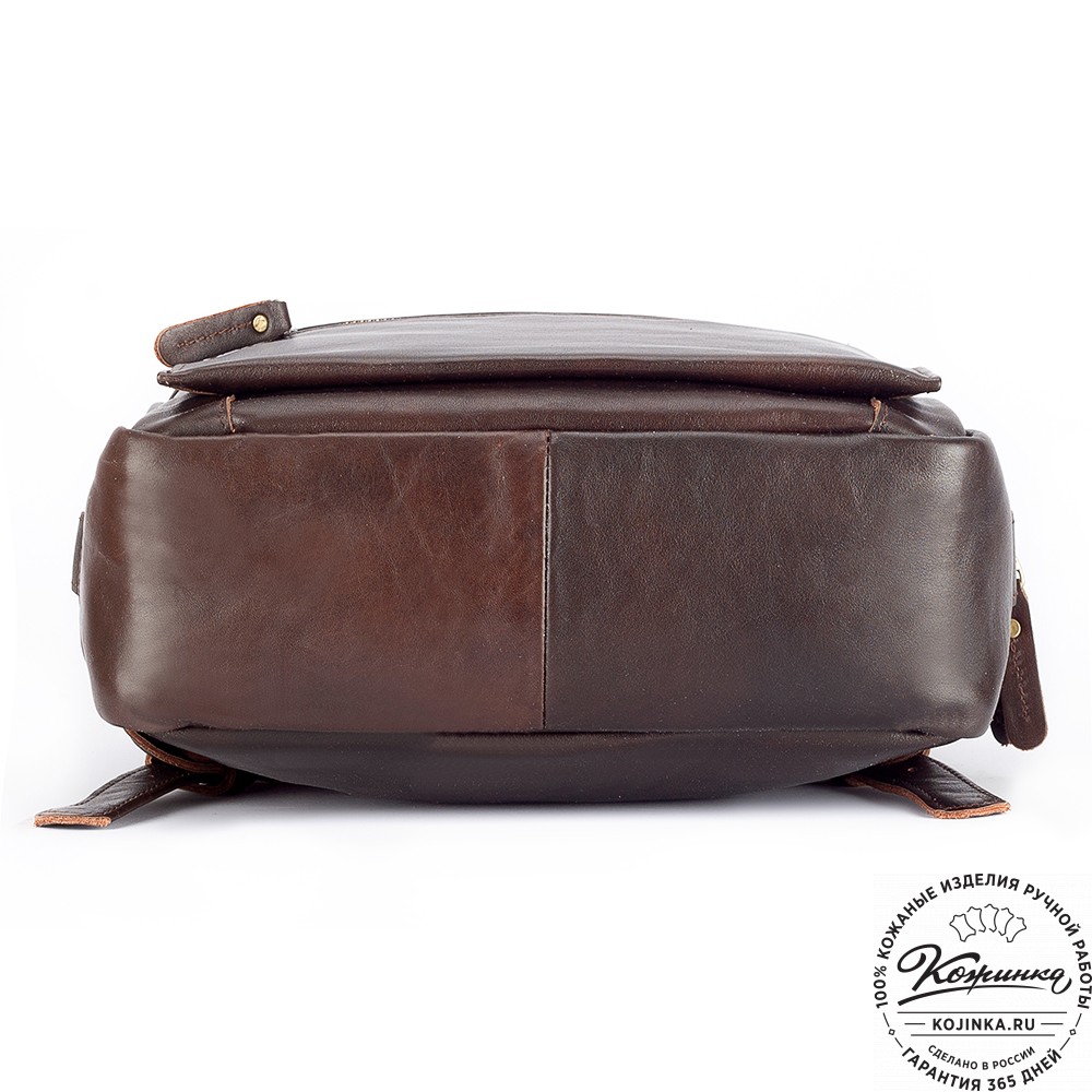 Кожаный рюкзак "Джессика" (коричневая гладкая кожа)