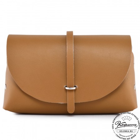  Женская кожаная сумка "Милла макси" (горчица)
