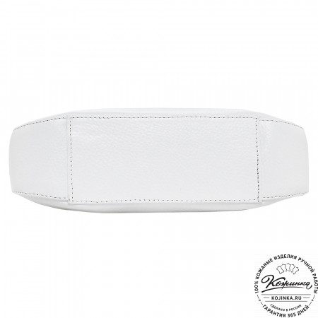  Кожаная женская сумка "Каролина" (белый) 