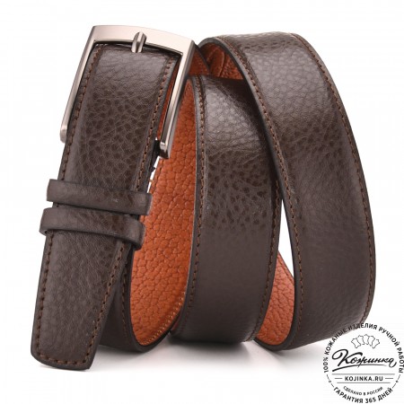 Кожаный ремень  "Сойер" (коричневый)