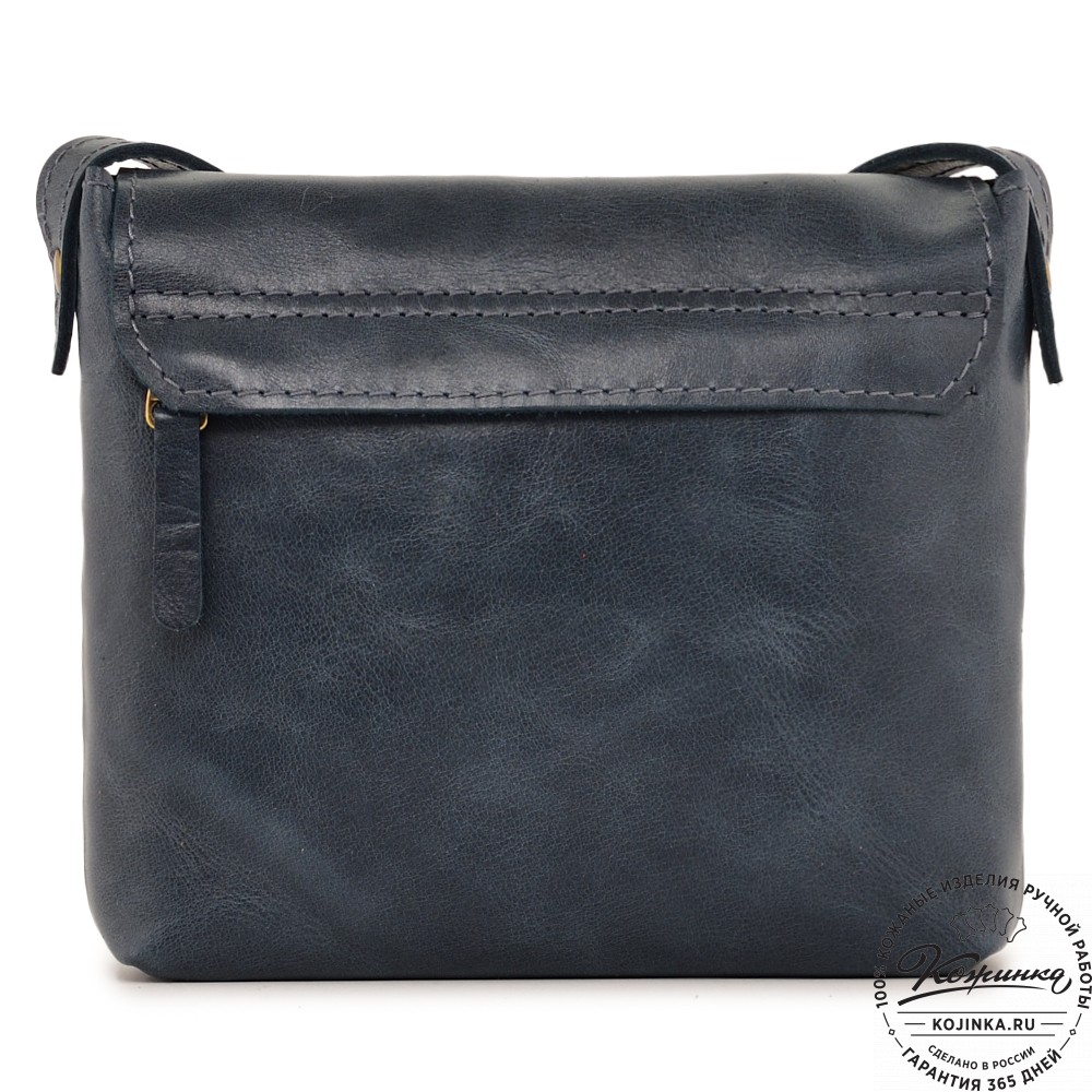  Кожаная сумка "Калифорния Нью" (синяя) 