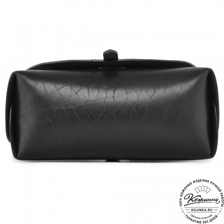 Женская кожаная сумка "Милла макси" (черная)