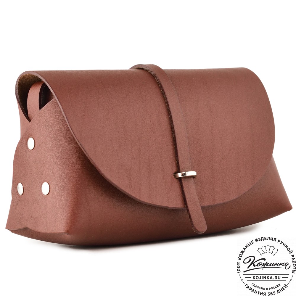 Женская кожаная сумка "Милла макси" (коньяк)