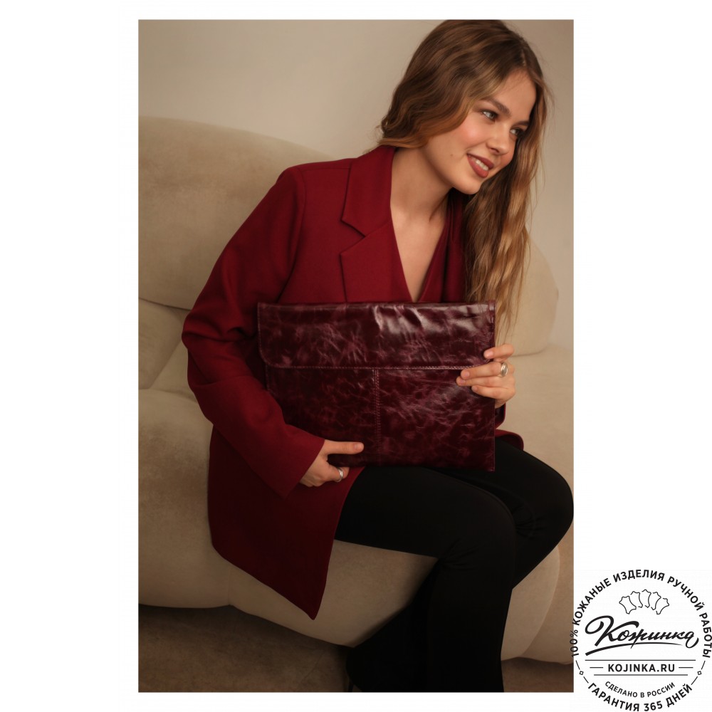 Папка для документов "Линда" (рыжий антик)