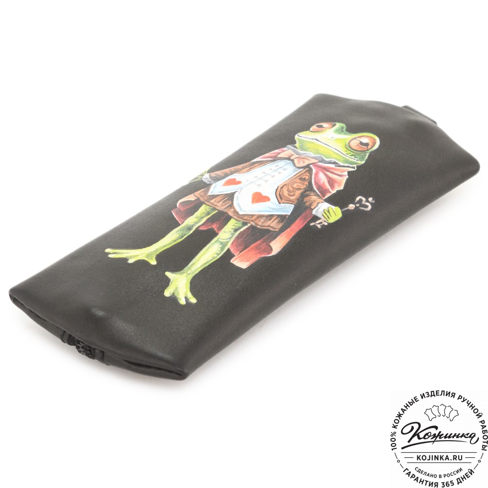 Кожаная ключница «Соло» "Лягушка"