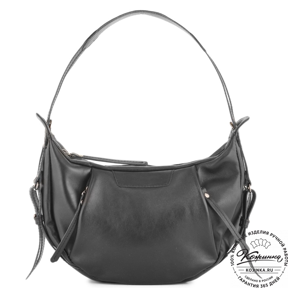Женская кожаная сумка "Техас" (черная)