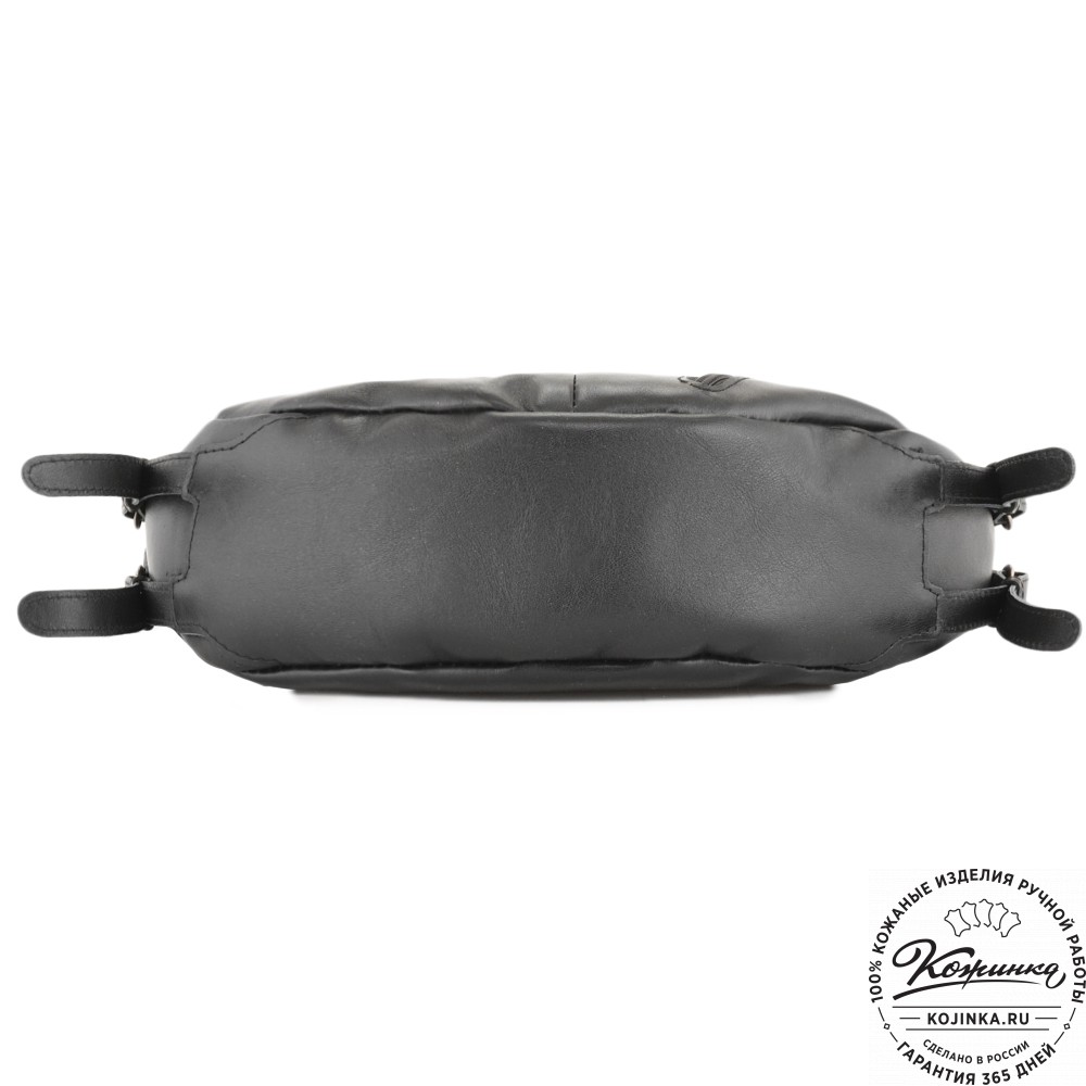 Женская кожаная сумка "Техас" (черная)