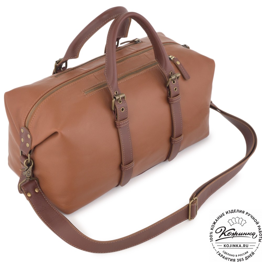 Дорожно-спортивная сумка "Вашингтон" (рыжая)