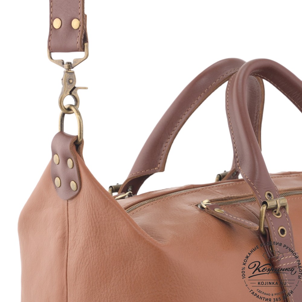 Дорожно-спортивная сумка "Вашингтон" (рыжая)