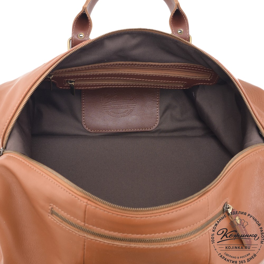 Дорожно-спортивная сумка "Вашингтон" (рыжая)