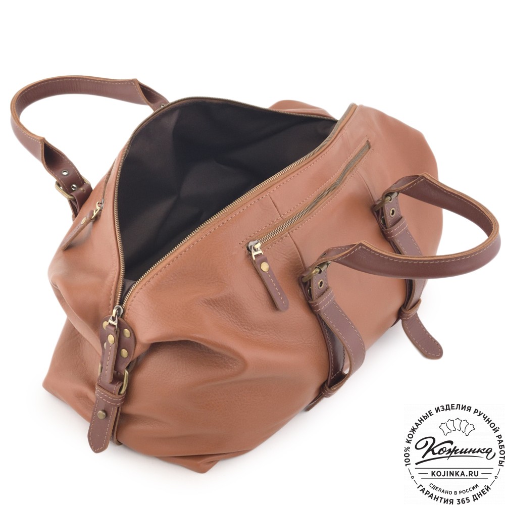 Дорожно-спортивная сумка "Вашингтон" (рыжая)